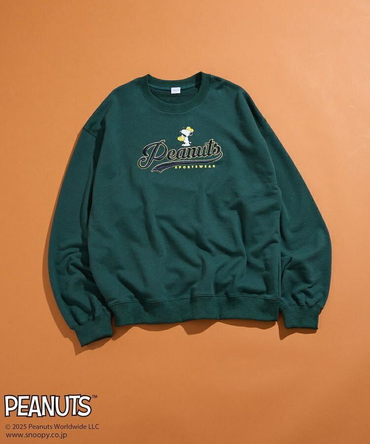 ■PEANUTS ベースボールスウェット／グリーンパークス（Green Parks）