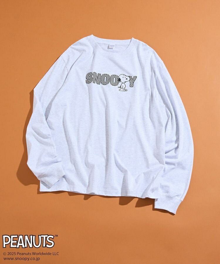 ■PEANUTS クロスステッチロンTEE／グリーンパークス（Green Parks）