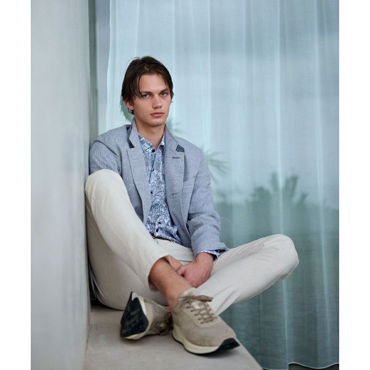 桑和 0388-00 長袖ブルゾン 4Lサイズ ブラック(4)【送料無料】