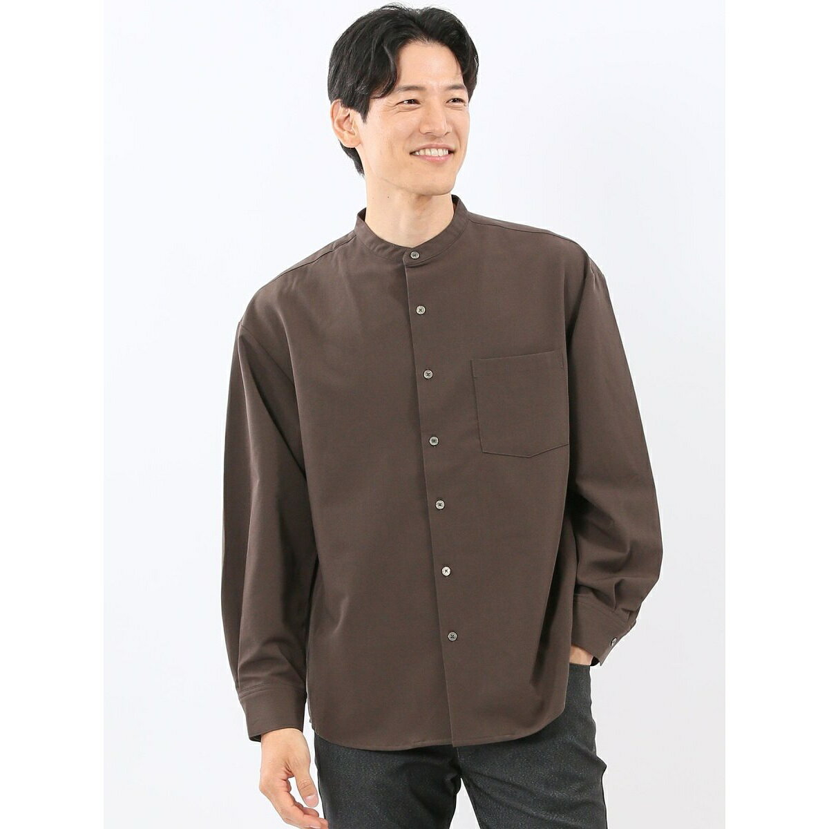 楽天市場】レーヨン バンドカラー（メンズファッション）の通販