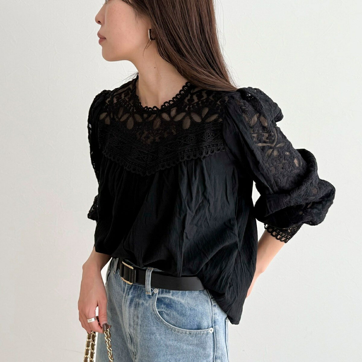 【CHOKLATE PARIS/チョコレート パリ】レースブラウス／フレディエミュ（fredy emue）