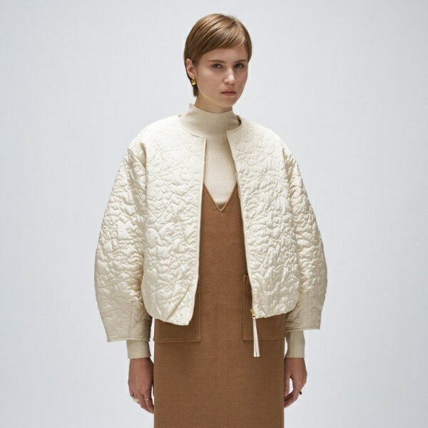 【手洗い可】アートキルトショートブルゾン／クロエンス（cloenc）