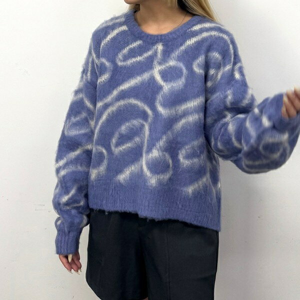 シャギージャガードプルオーバー／NICOLE CLUB（NICOLE CLUB）