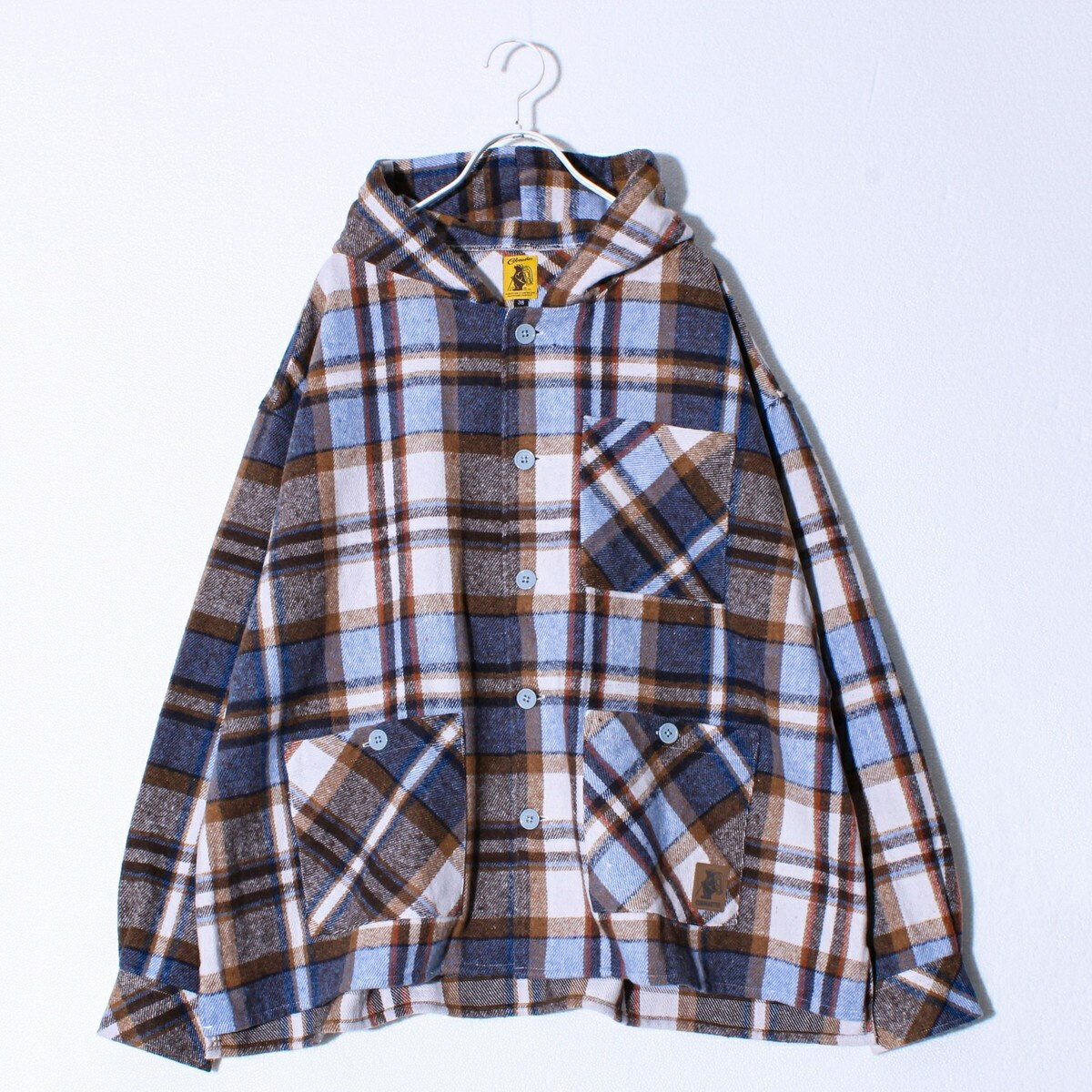 【COBMASTER/コブマスター】起毛ネルチェック フーディシャツ／フレディマック（FREDYMAC）(4)