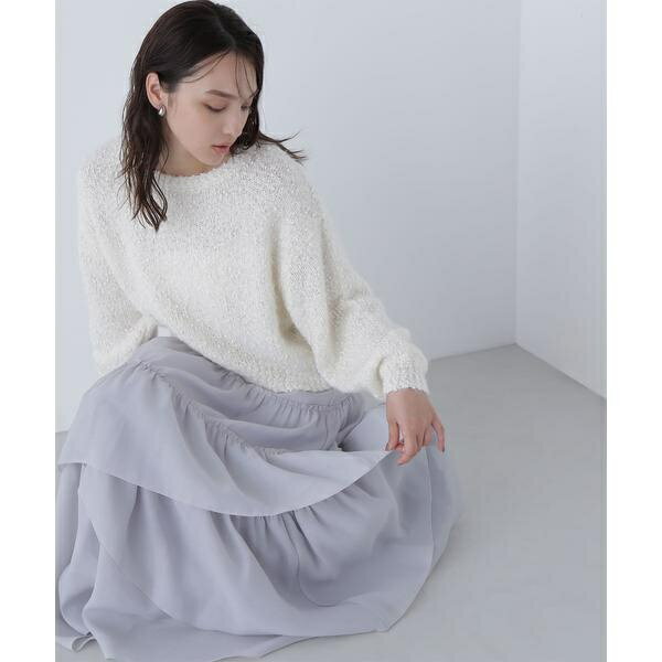 ランダムティアードスカート／ナチュラルビューティーベーシック（NATURAL BEAUTY BASIC）