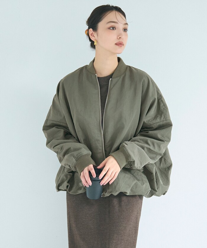 ウォッシャブル バルーンブルゾン／コカ（coca）のサムネイル