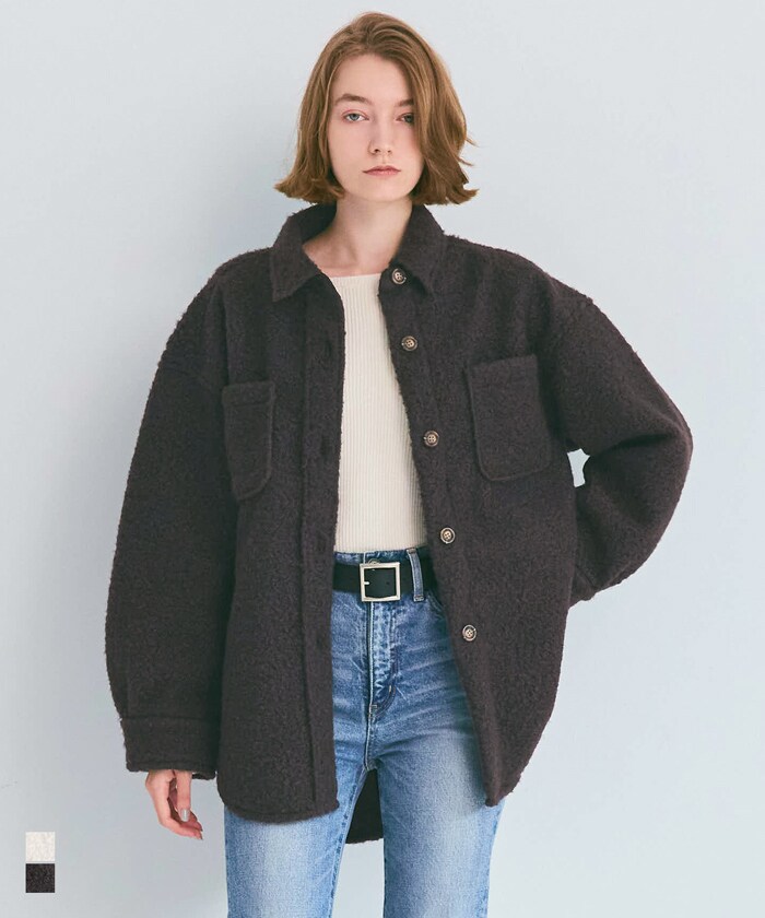 プードルボアジャケット 全2色／コカ（coca）のサムネイル