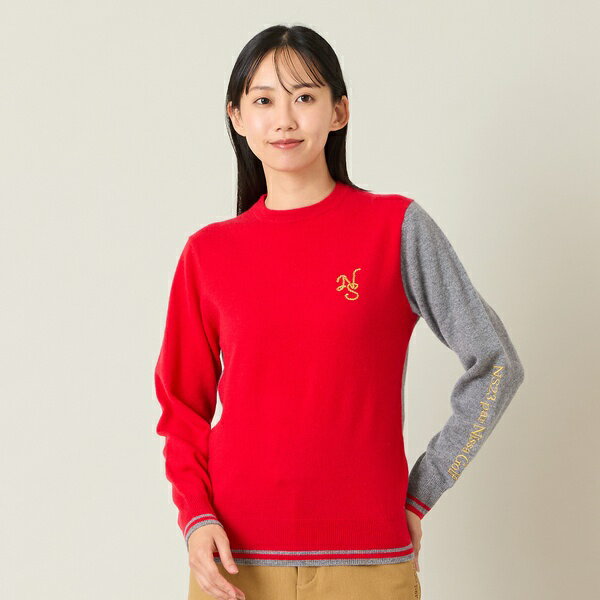 【レディース】多色展開カシミヤニットセーター／エヌエス23・パー・ニッサゴルフ （NS23 par Nissa Golf）
