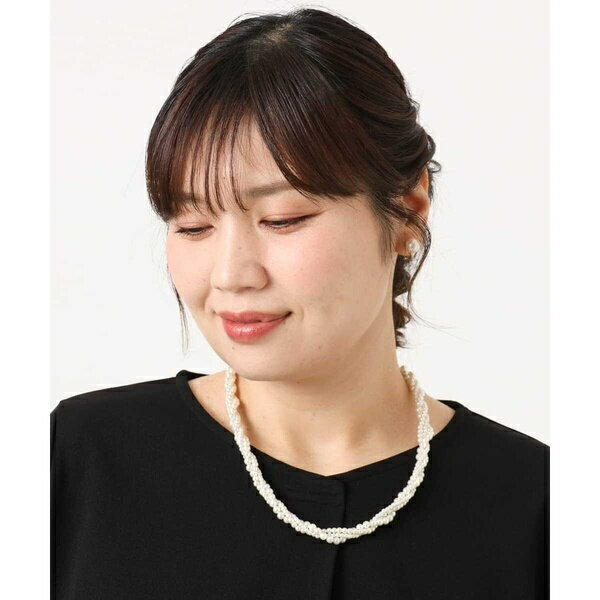 ツイストパールネックレス／エウルキューブ（eur3）