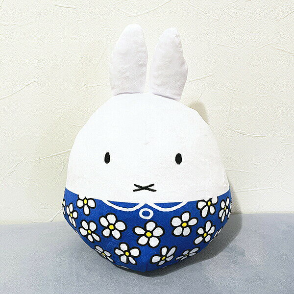 ミッフィー miffy ぬいコロンBIG ブルーフラワー ぬいぐるみ／パーフェクト・ワールド・トーキョー（Perfect World Tokyo）