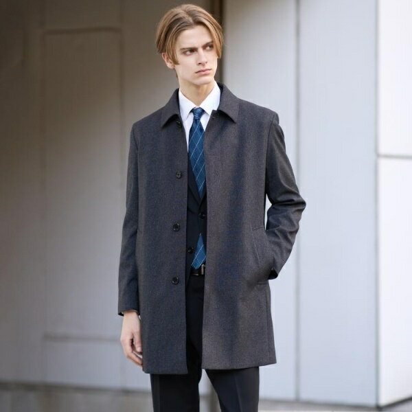 【ダウンライナー付き】メランジ ステンカラー コート／タケオキクチ（TAKEO KIKUCHI）