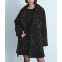 dot tweed coat/コードエー(CODE A)