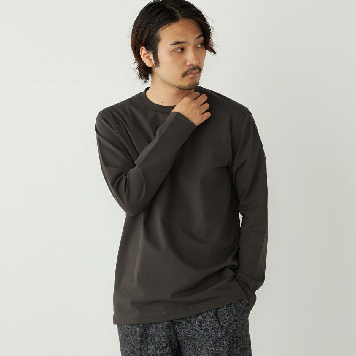 SHIPS Colors:〈UVカット・速乾〉AVANT(R) 3D ロングスリーブ ビズT◇／シップス カラーズ（SHIPS Colors）