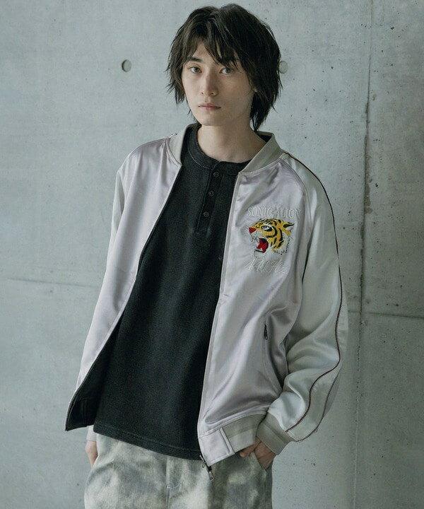 リバーシブルスカジャン／ラトルトラップ（RATTLE TRAP）