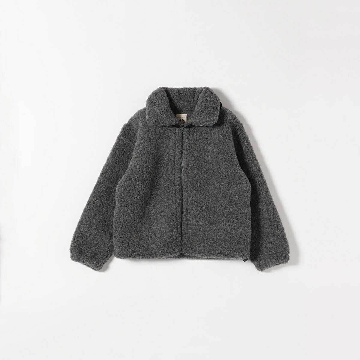 棉花 - Mouflon Mouflon: ボア ジップ スタンドカラー ブルゾン／シップス エニィ（SHIPS any）