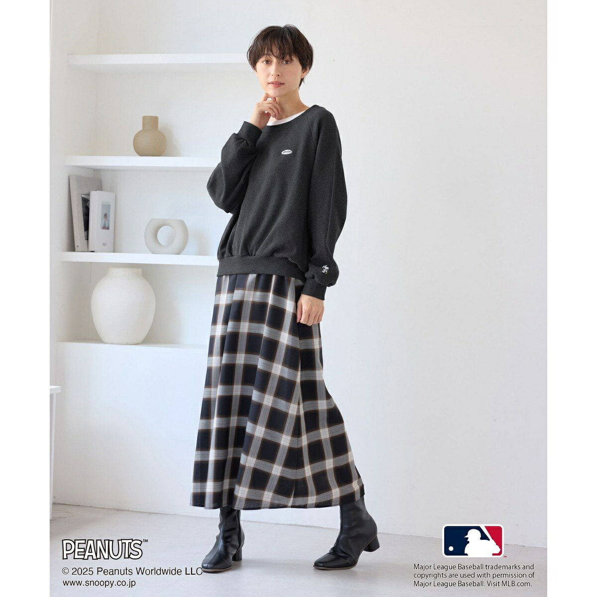 【PEANUTS×MLB COLLECTION by ROPE' PICNIC】オフショルスウェット／ロペピクニック（ROPE' PICNIC） 0101marui-13047311 丸井(マルイ)楽天市場店 サンプル画像3
