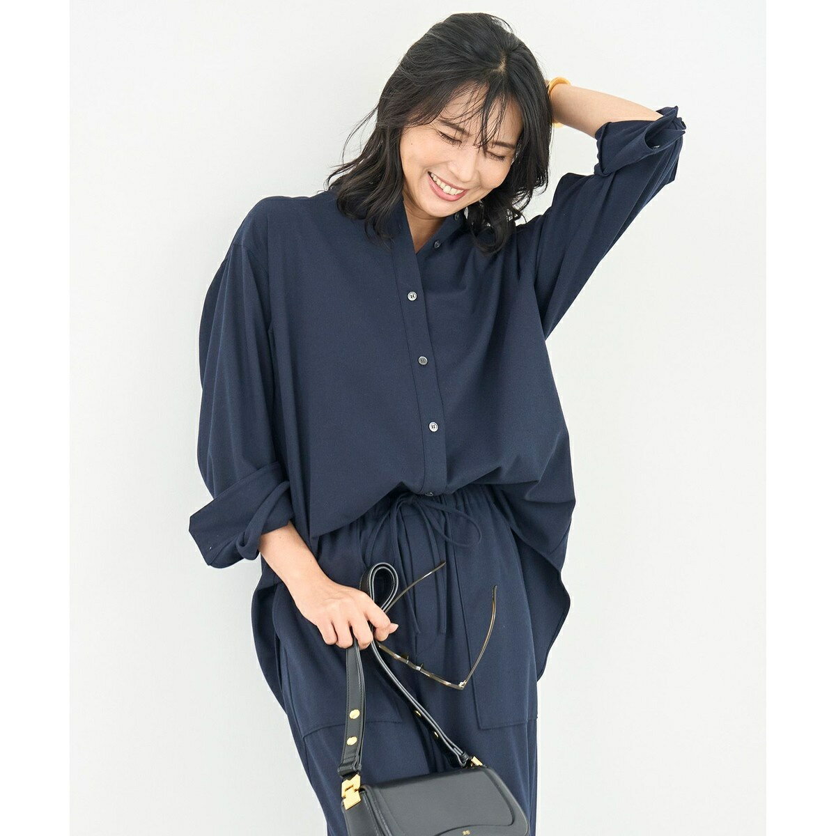 ライトフランネル オーバーシャツ／アンフィーロ（UNFILO）のサムネイル