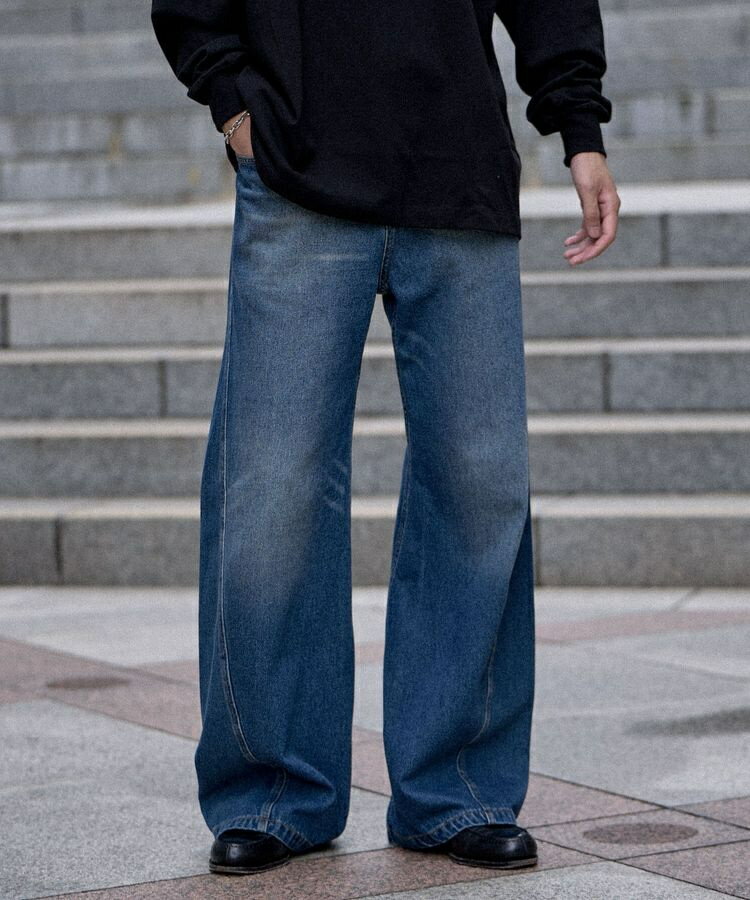 カーブフレアデニムパンツ／クラフトスタンダードブティック（CRAFT STANDARD BOUTIQUE）