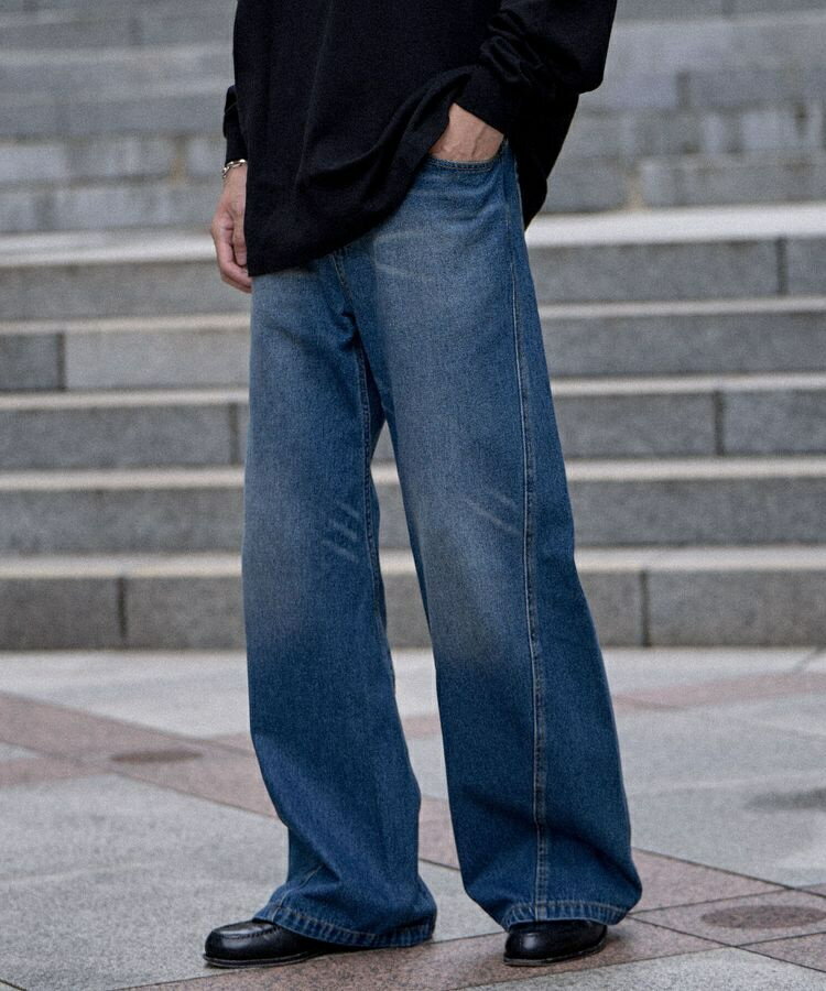 カーブフレアデニムパンツ／クラフトスタンダードブティック（CRAFT STANDARD BOUTIQUE）