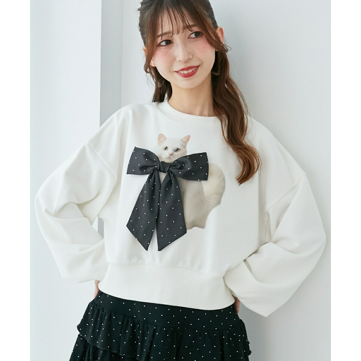 Lady catスウェット／マジェスティックレゴン（MAJESTIC LEGON）