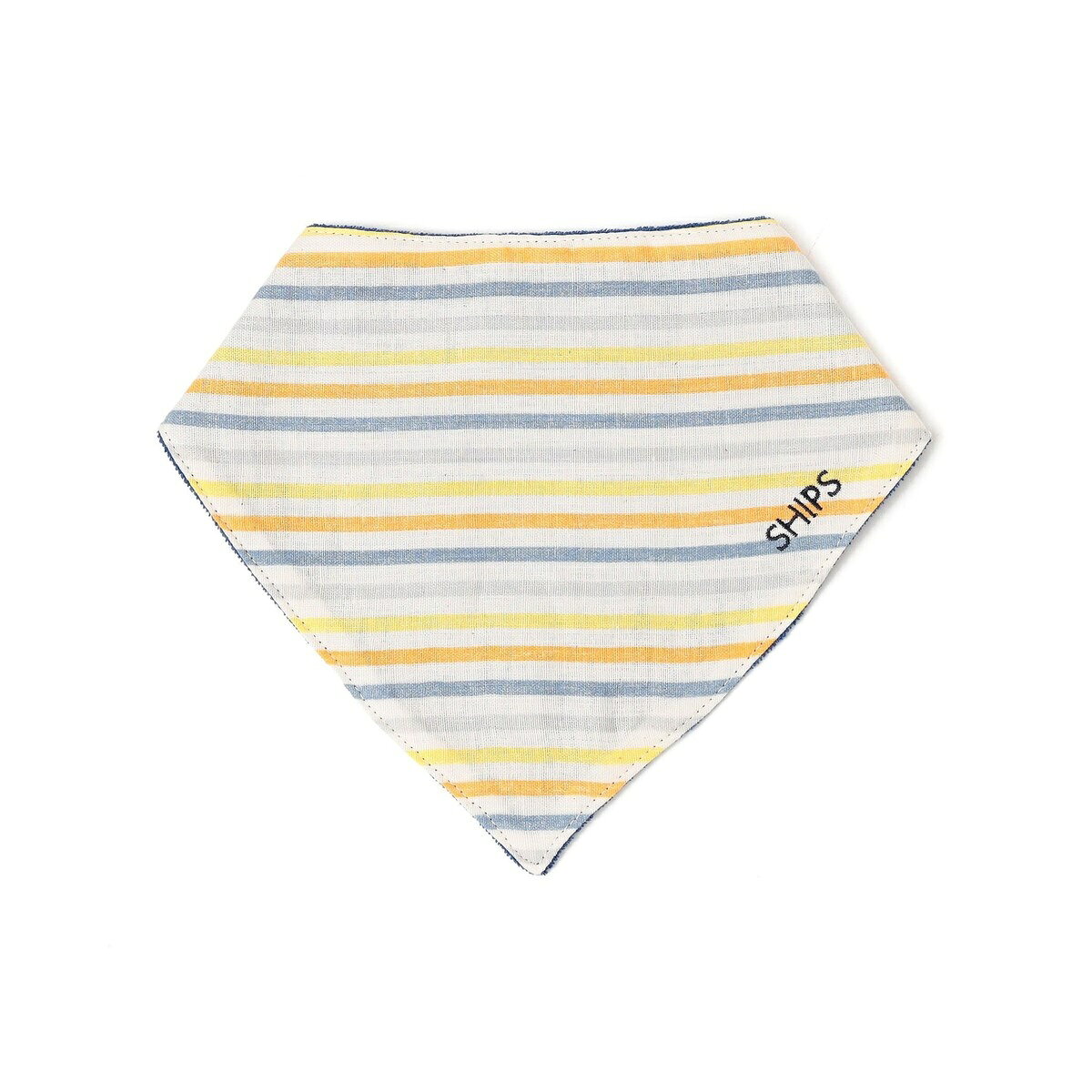 Bib - SHIPS KIDS: 三角型 刺繍 ロゴ スタイ／シップス（SHIPS）