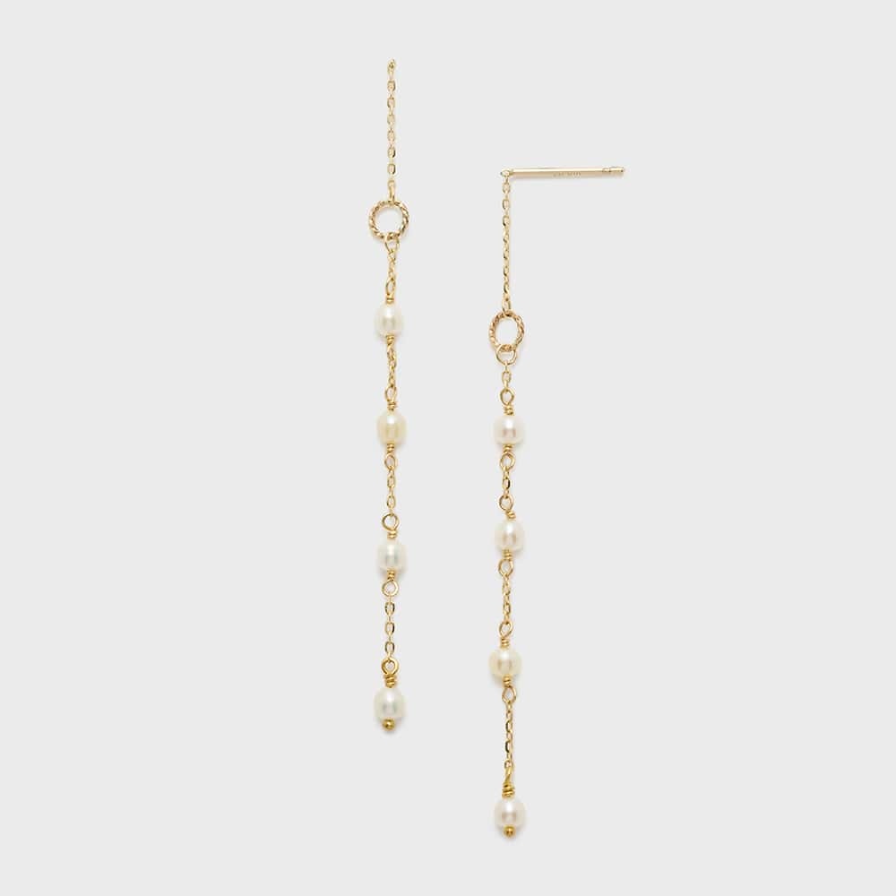 K10パールピアス／ノジェス（NOJESS）