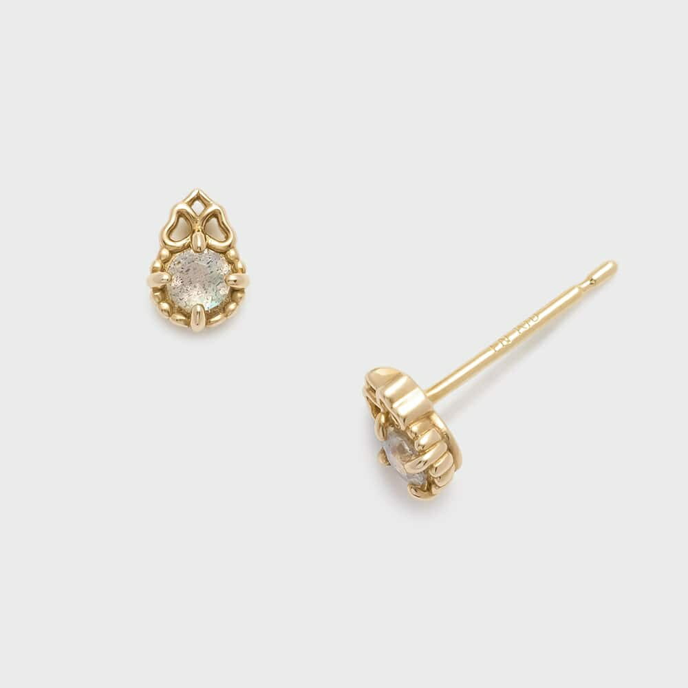 K5ラブラドライトピアス／ノジェス（NOJESS）