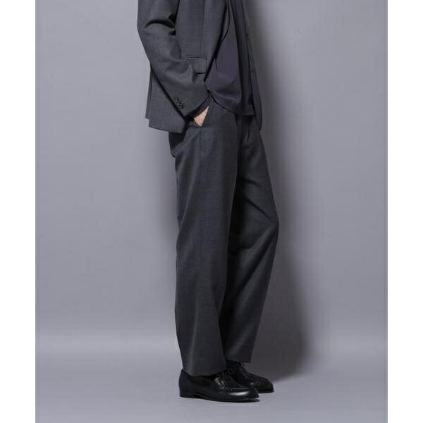 「N JACKET PREMIUM」RENU(R)洗えるサキソニーストレートパンツ／ナノユニバース（NANO universe）