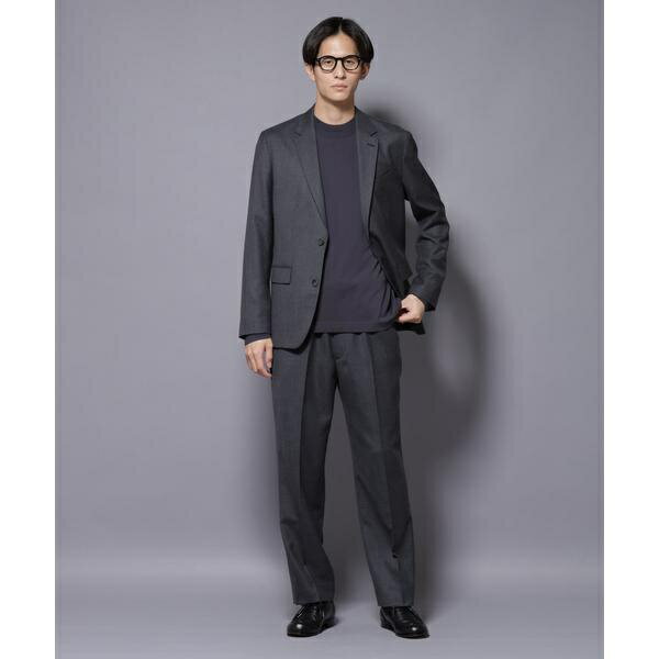 「N JACKET PREMIUM」RENU(R)洗えるサキソニーストレートパンツ／ナノユニバース（NANO universe）