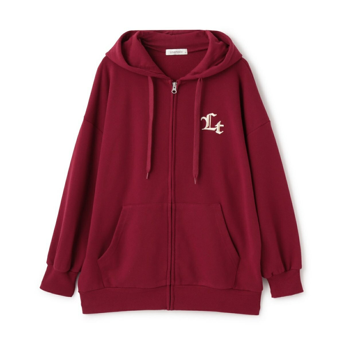ルーズZIPパーカ／ラブトキシック（Lovetoxic）