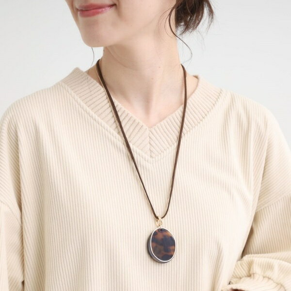 スエード紐＆スネークモチーフネックレス／シューラルー（SHOOLARUE）