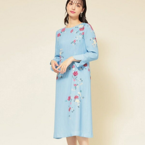 【co creation and yours／SS〜L】花柄パネルワンピース／スーナウーナ（SunaUna）