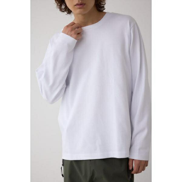 引き揃え天竺長袖トップス／アズー