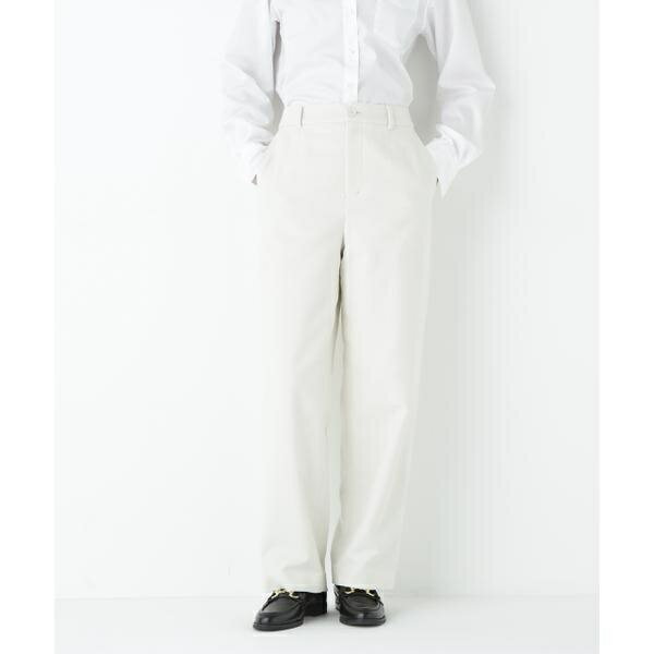 ≪マルチサイズ展開≫リクライドクロスセミワイドパンツ／ヒューマンウーマン（human woman）