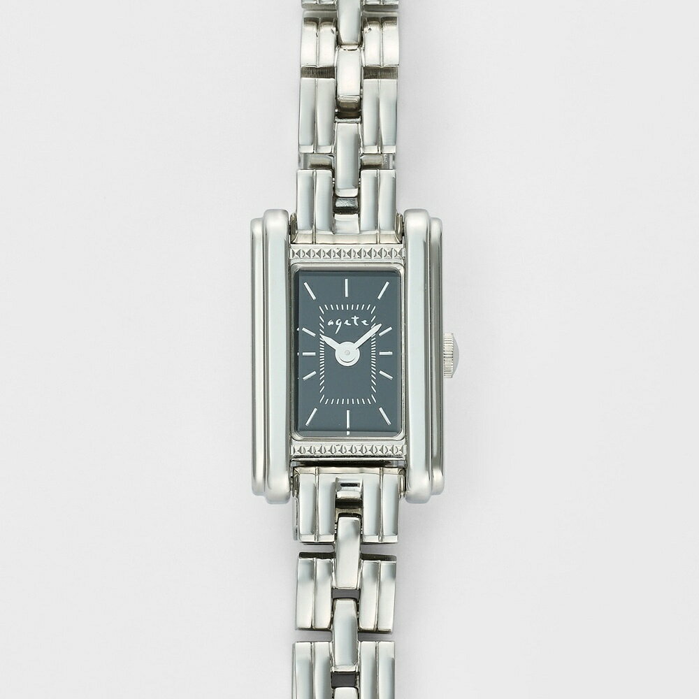 スクエアフェイスウォッチ／シルバー／アガット（agete）