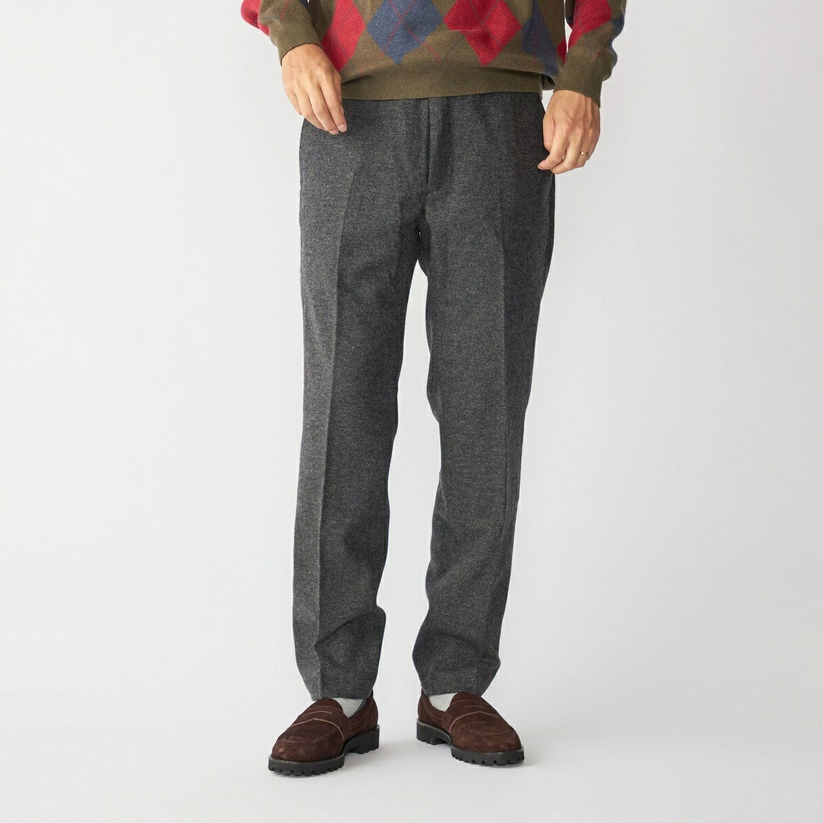 Pants - SHIPS: ホームスパン ウールカシミヤ イージーパンツ／シップス（SHIPS）