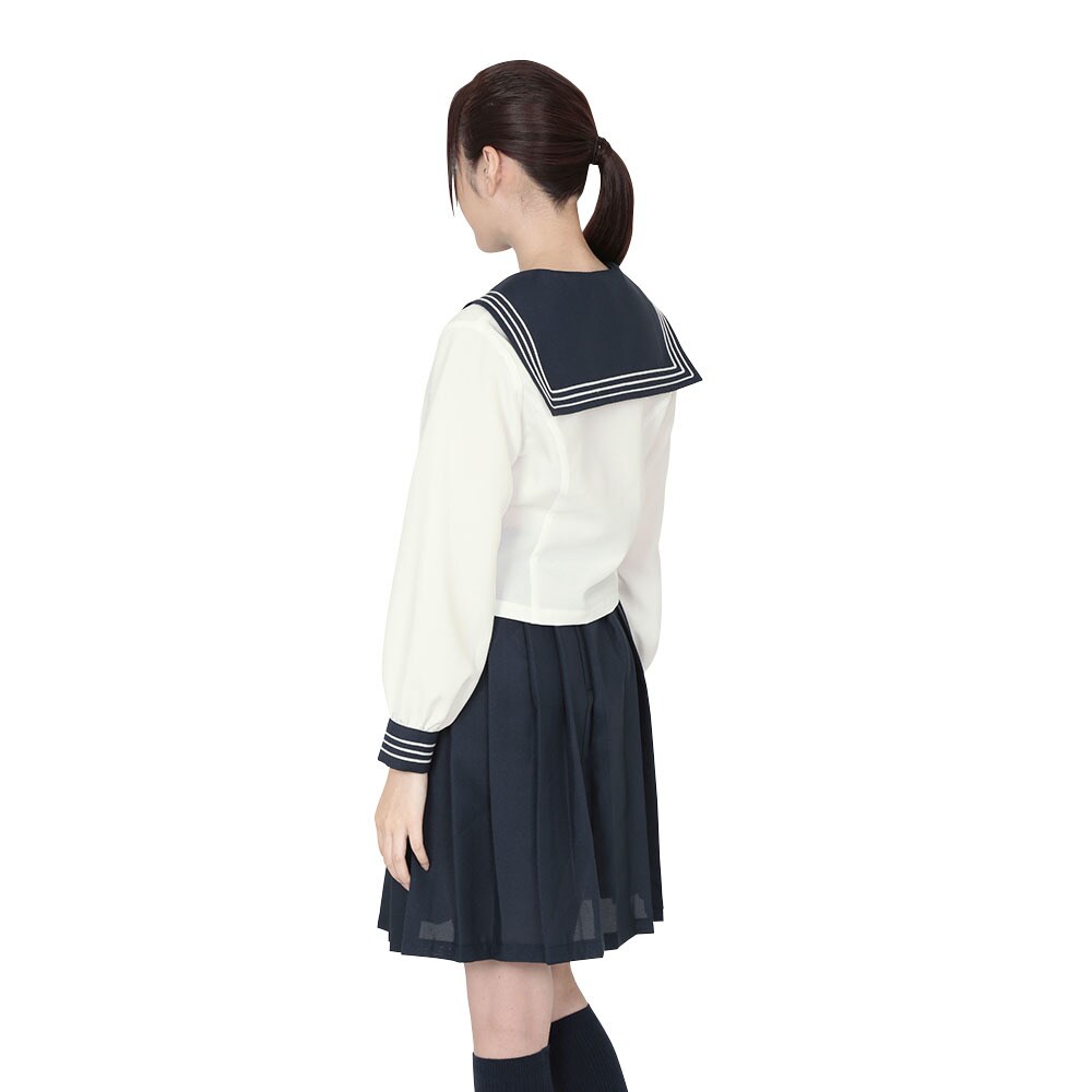 【ハロウィン】コスプレ BeWith 学校制服type山茶花 M サイズホワイト かわいい／BeWith（BeWith） 3
