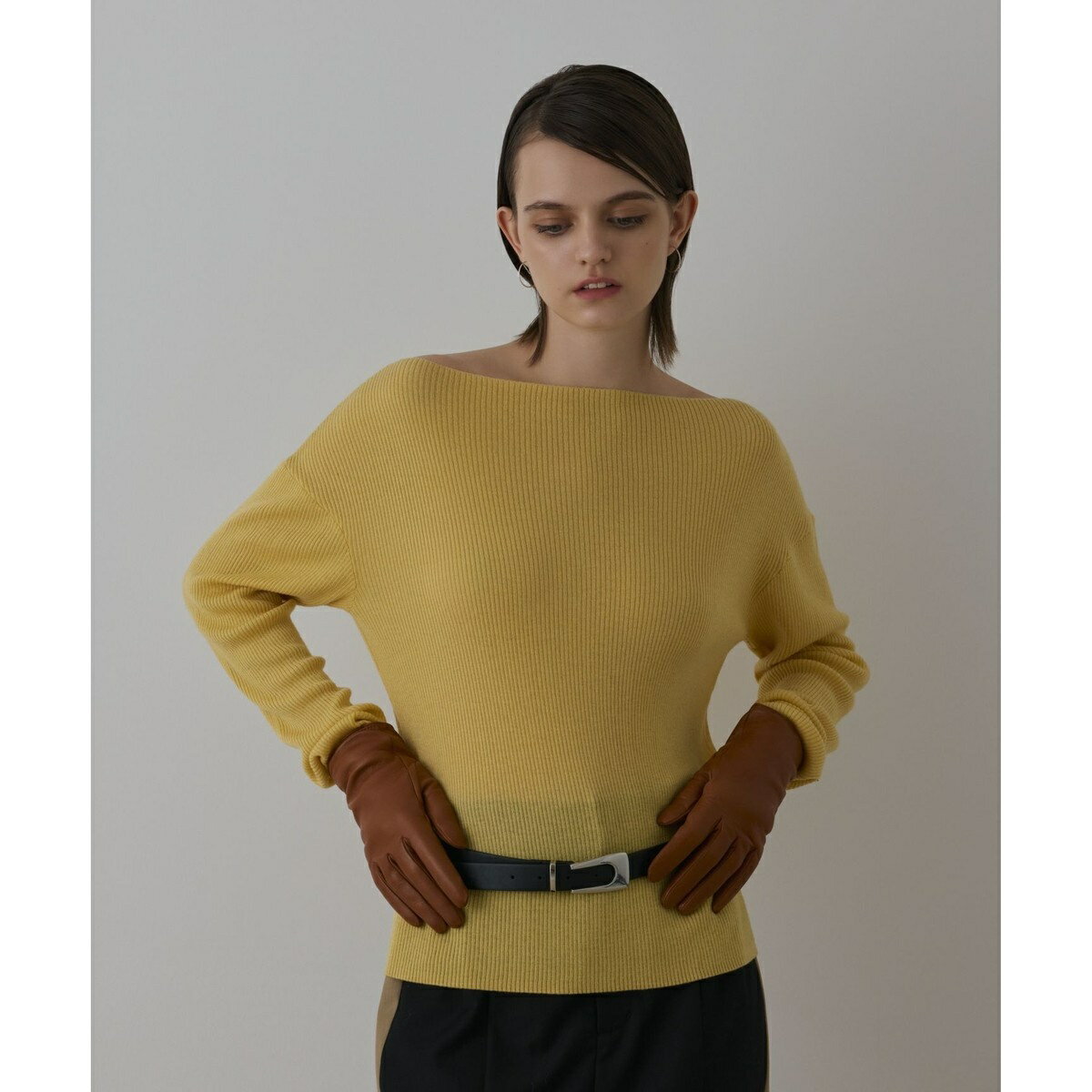 ハイゲージウールニットトップ／グレースコンチネンタル（GRACE CONTINENTAL）