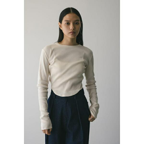 ヘムラウンドリブトップ／スタイルミキサー（STYLEMIXER）