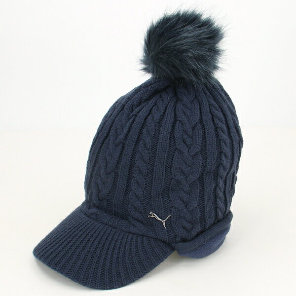 PUMA GOLF/プーマゴルフ/ゴルフ W メタルキャット ニットバイザーキャップ／プーマ（PUMA）