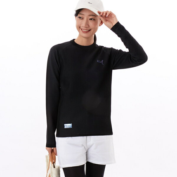 PUMA GOLF/プーマゴルフ/ゴルフ シャドウキャット W CREW NECK SWE／プーマ（PUMA）