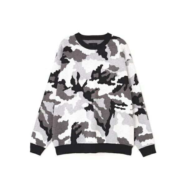 DankeSchon／ダンケシェーン／CAMO CREWNECK KNIT／エルエイチピー（LHP）