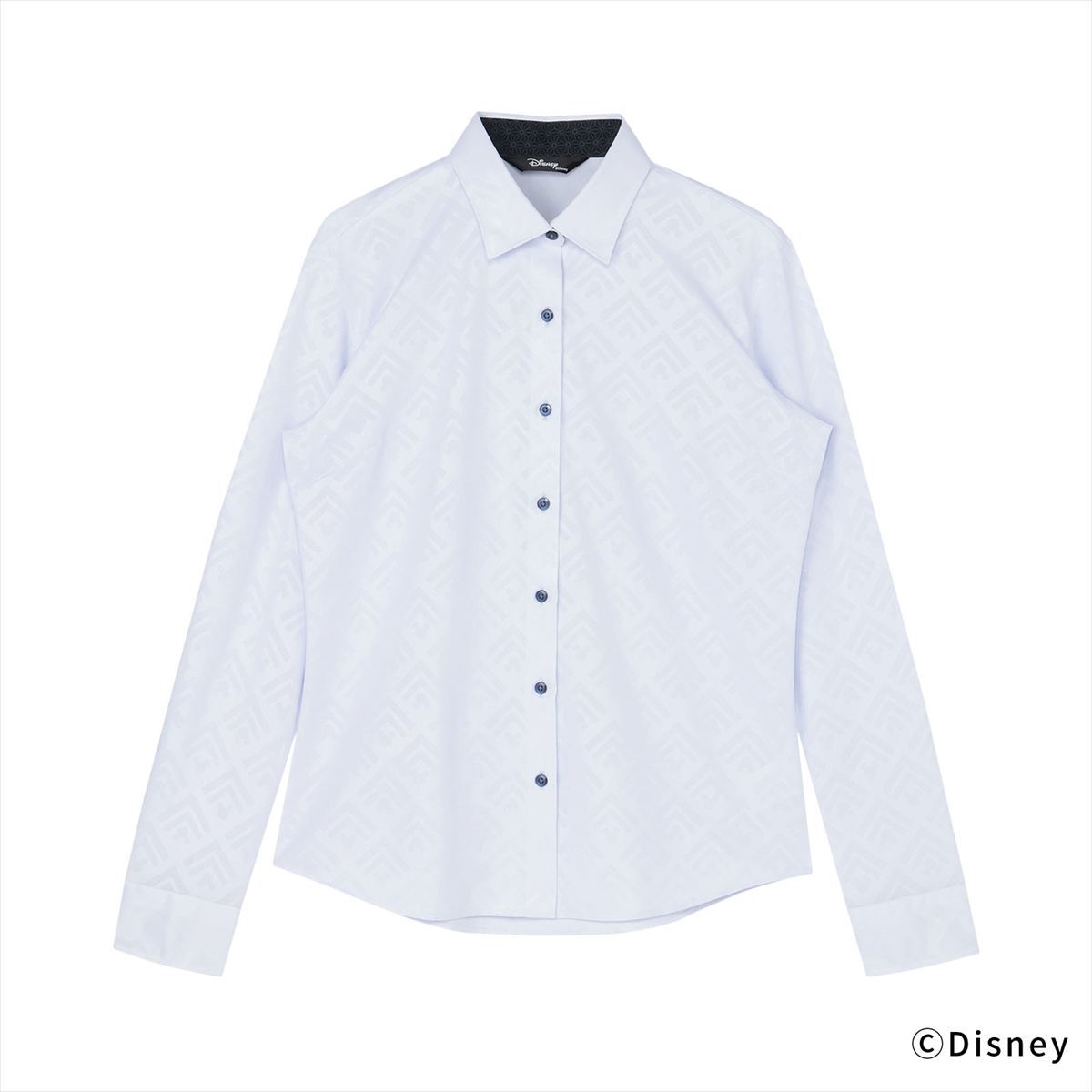 【ディズニー】 ワイド 長袖 形態安定 レディースシャツ／ブリックハウス（BRICKHOUSE）