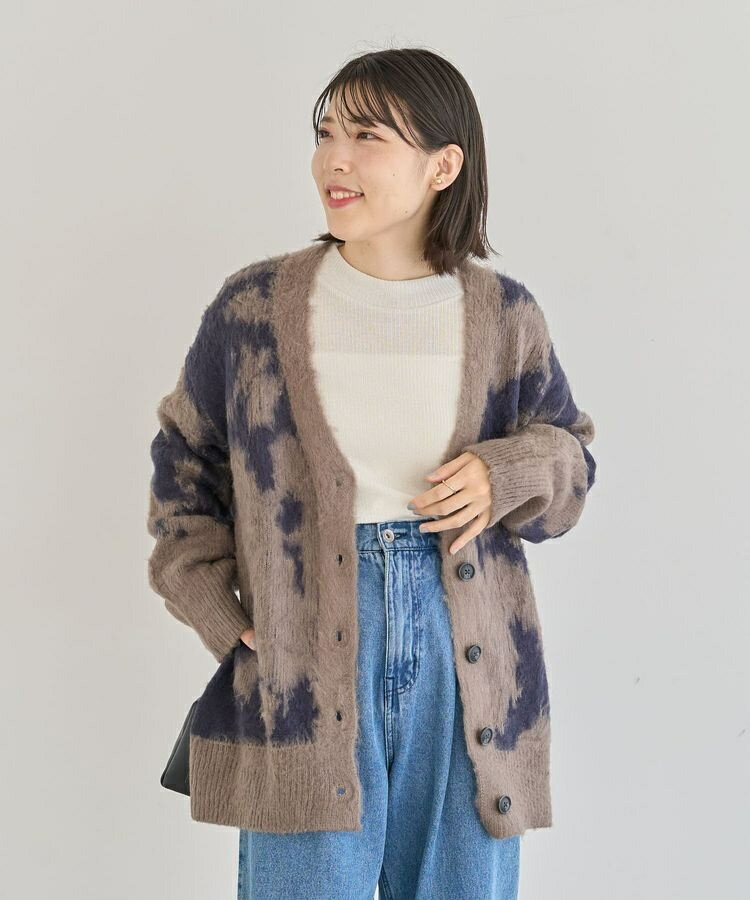 アニマル柄カーディガン／グリーンパークス（Green Parks）