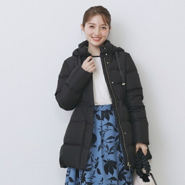 KAWADAダウンドロストミドルコート【撥水洗濯機OK2WAY静電気防止裏地】《XS〜3L》／インデ ...