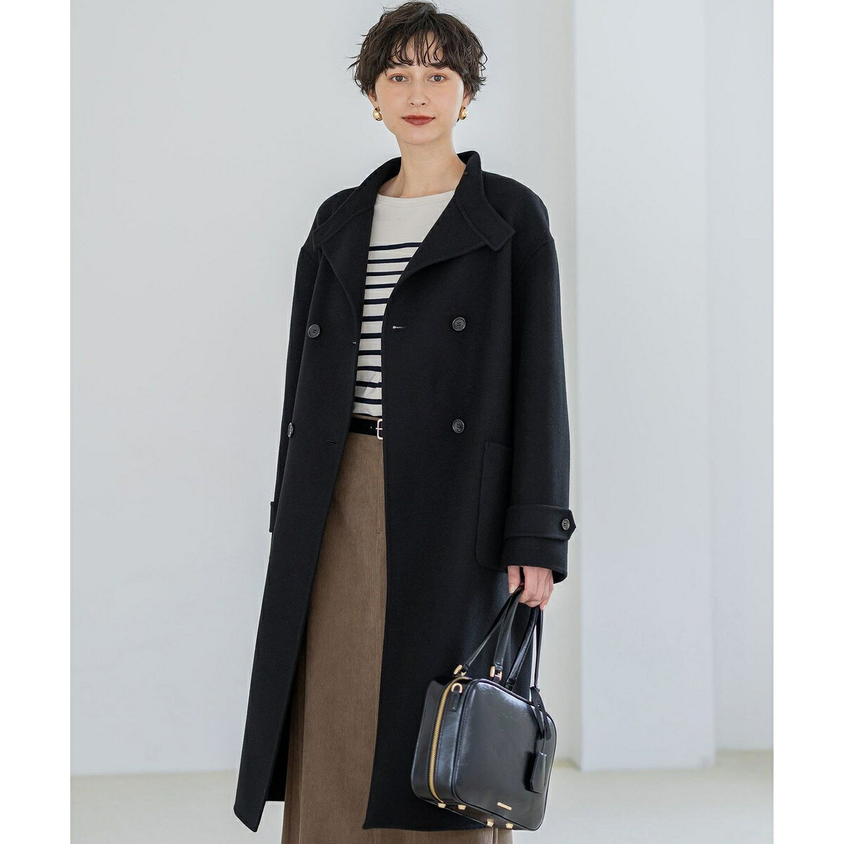 【VERY掲載】MANTECOPureリバー スタンドカラーコート／23区（23KU） 0101marui-13053098 丸井(マルイ)楽天市場店 サンプル画像3