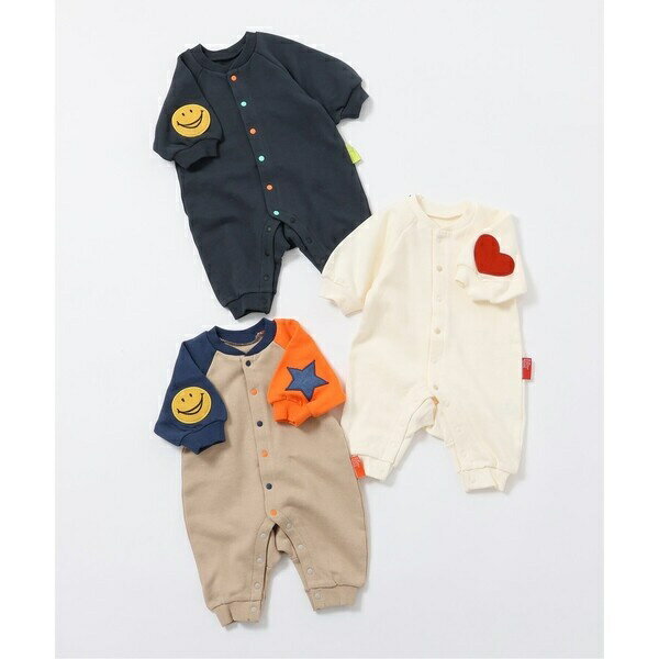 【リンク】イロイロパッチカバーオール／ブリーズ（BREEZE）