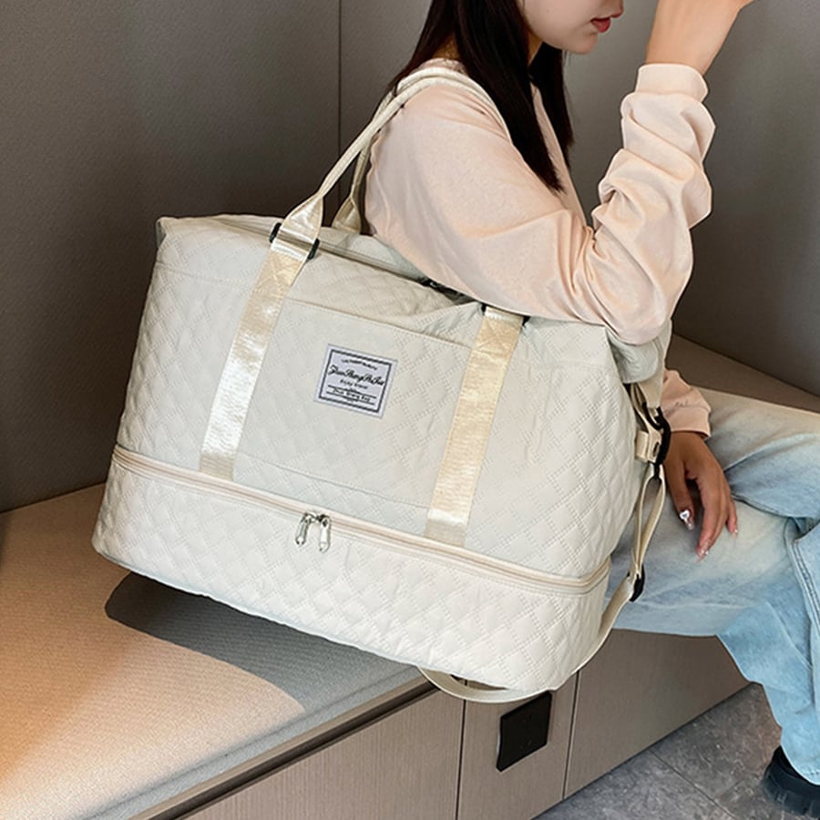 キルティング2WAYボストンバッグ／ドゥーベル（Doux Belle）