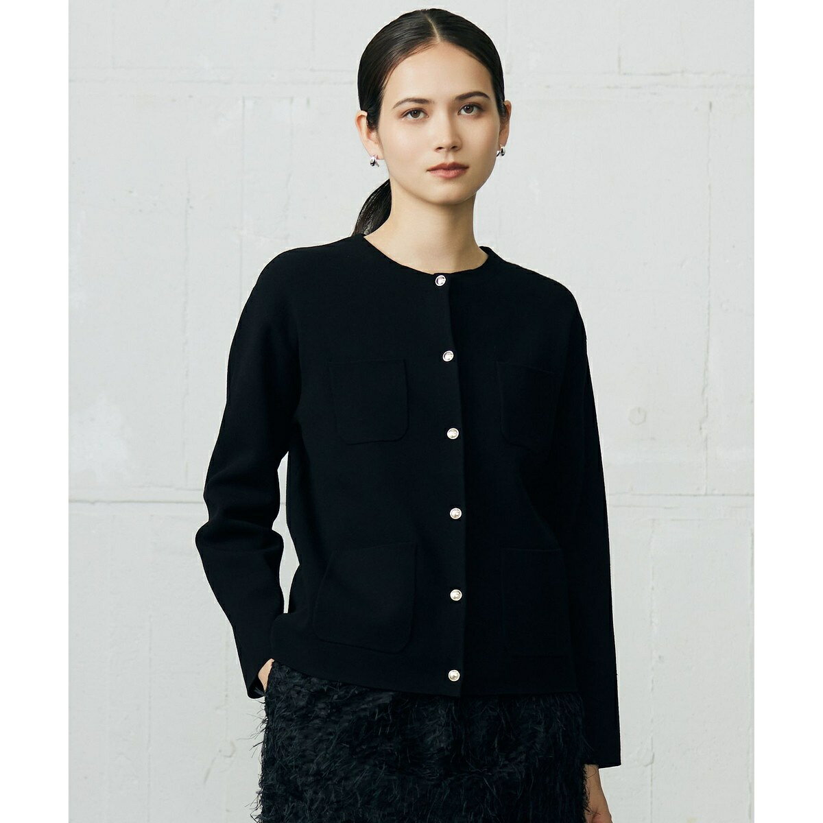 レーヨンストレッチ カーディガン／自由区（JIYU-KU） 0101marui-13053295 丸井(マルイ)楽天市場店 パッケージ画像