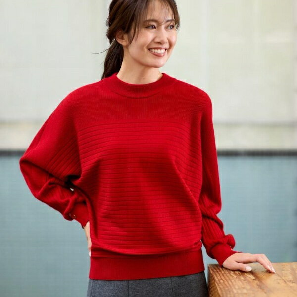 【秋映え／ゆったり着られる◎】ドルマンシルエットニット／リフレクト（Reflect）